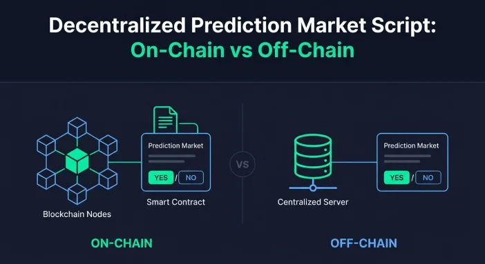 Decentralized Prediction Market Script: On-Chain vs Off-Chain